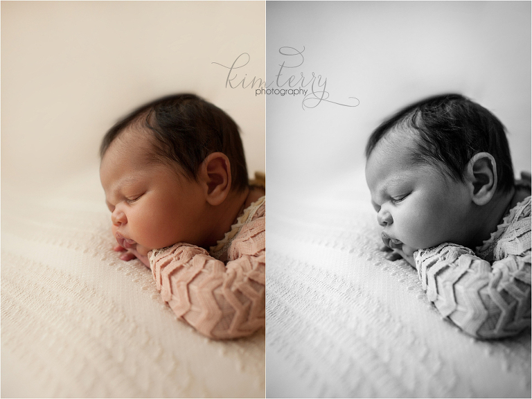 color + b+w newborn