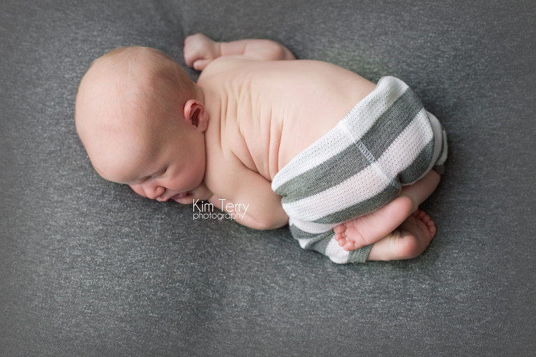 newborn baby pose from above